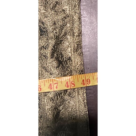 Plum & Gold Patchwork Table Cloth 49x49 Inches CBK India Boho Throw - Picture 4 of 7